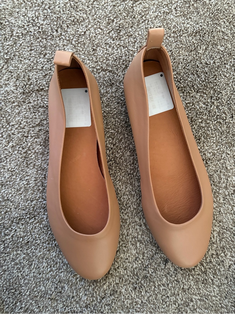 Andre Assous Women's Slip-On Ballet Flats in Light Brown